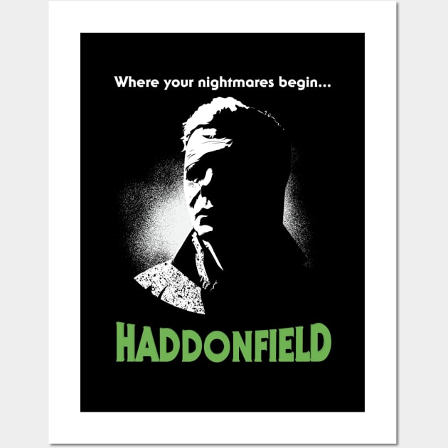 Haddonfield Halloween Eraserhead Mashup Wall Art by Gimmickbydesign